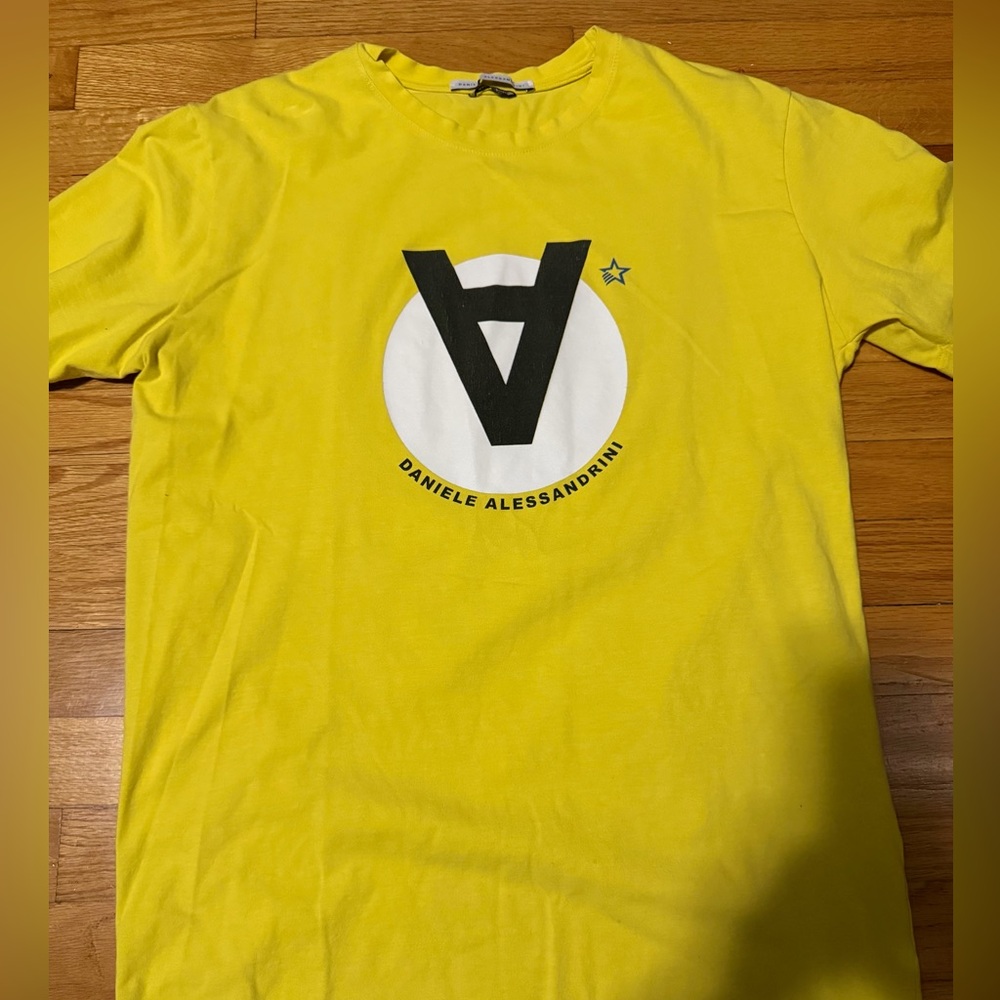 Daniele Alessandrini Yellow Men's Jersey Shirt